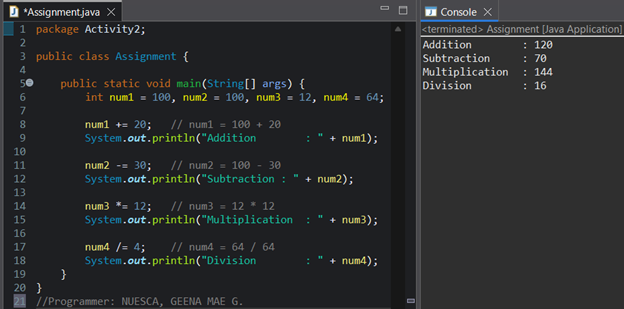 Part I - 3 Java Code